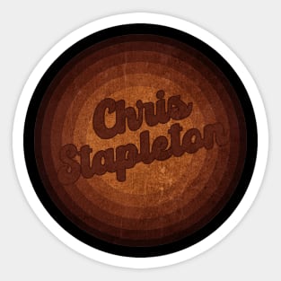 Chris Stapleton - Vintage Style Sticker